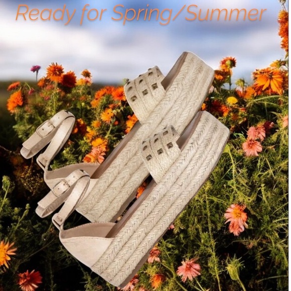 BELOVED Studded Espadrille Sandal  Boho/Bohemian Black BOHO/Bohemian Size 8 - Picture 8 of 16